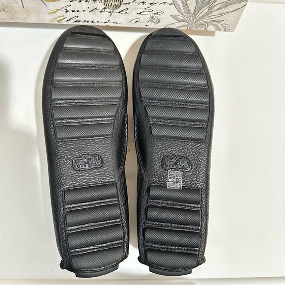 Coach Crosby Turnlock Driver Black Pebbled Leather Shoe Women's Size 9.5B G2672 - Picture 12 of 14